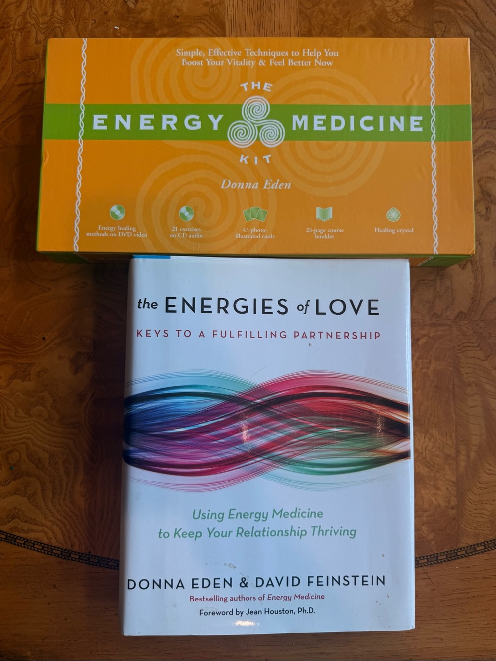 The Energy Medicine Kit + The Energies of Love Book Set - Orange & White